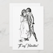 ヴィンテージへ私のバレンタインボーイ白黒 シーズンカード (正面/裏面)