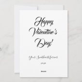 ヴィンテージへ私のバレンタインボーイ白黒 シーズンカード (裏面)