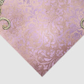 ヴィンテージほこりっぽいピンク華美の切り離 薄葉紙 (詳細)