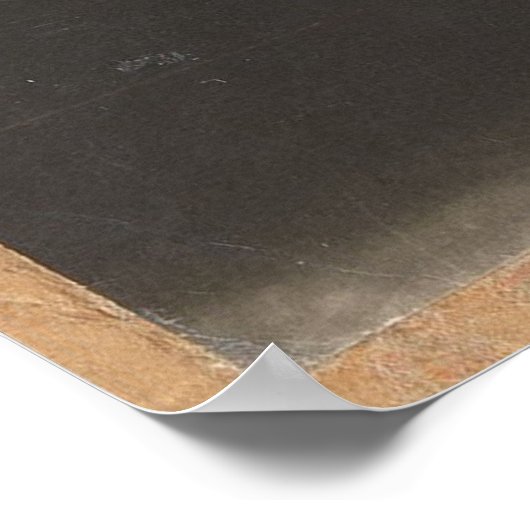 ヴィンテージぼやけの運動写真（1906年） ポスター (角)