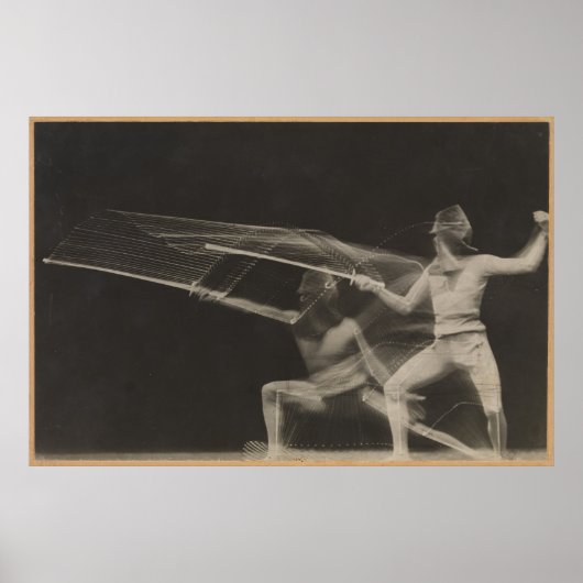 ヴィンテージぼやけの運動写真（1906年） ポスター (正面)