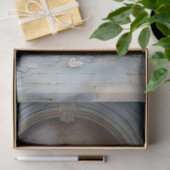 ヴィンテージみすぼらしいシックなバスルームフローラパステルグリーン 薄葉紙 (ギフト)