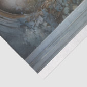 ヴィンテージみすぼらしいシックなバスルームフローラパステルグリーン 薄葉紙 (詳細)