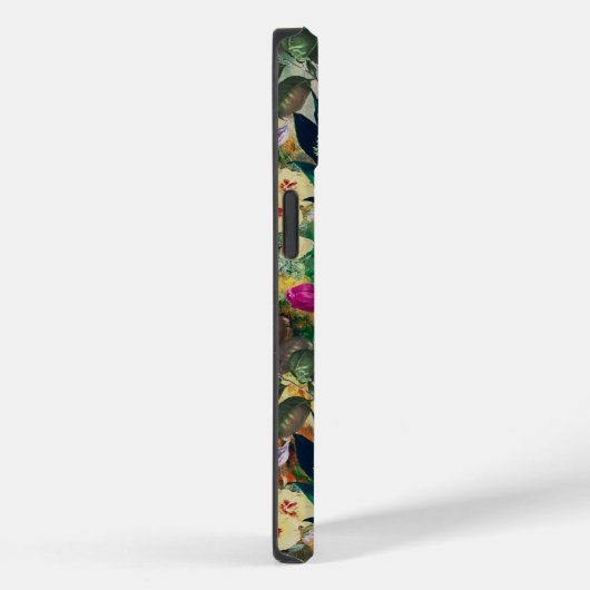 ヴィンテージみすぼらしいシックなバライエローダイヤモンドパターン Case-Mate iPhoneケース (裏面 / 右)