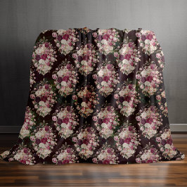 ヴィンテージみすぼらしいシックなバラブラックダイヤモンドパターン 掛け布団カバー