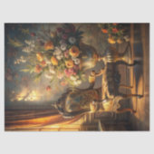 ヴィンテージみすぼらしいシックなバロック金ゴールドアームチェアバラ 薄葉紙 (正面)