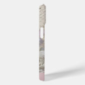 ヴィンテージみすぼらしいシックなピンクパーソナライズされた色の名前 Case-Mate iPhoneケース (裏面 / 右)