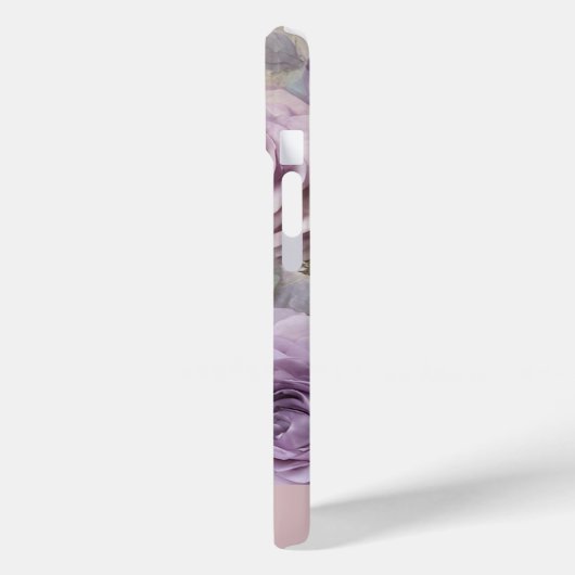 ヴィンテージみすぼらしいシックなピンクパーソナライズされた色の名前 Case-Mate iPhoneケース (裏面 / 左)