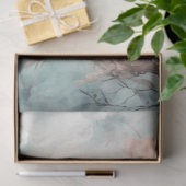 ヴィンテージみすぼらしいシックなフローラパステルグリーンビルケージ 薄葉紙 (ギフト)