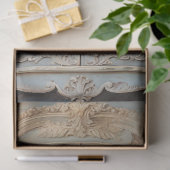 ヴィンテージみすぼらしいシックなワードローブフローラパステルグリーン 薄葉紙 (ギフト)