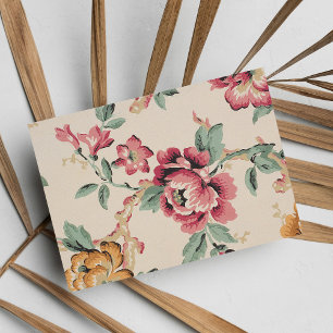 ヴィンテージみすぼらしいシックな赤と黒のバラ ポストカード