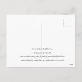 ヴィンテージみすぼらしいシック色あせた赤いバラ シーズンポストカード (裏面)