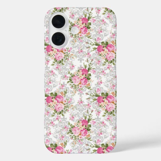ヴィンテージみすぼらしい花 Case-Mate iPhoneケース (裏面)