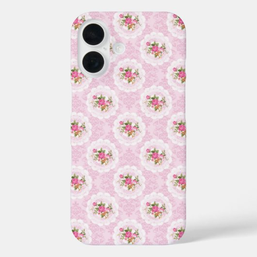 ヴィンテージみすぼらしい花 Case-Mate iPhoneケース (裏面)
