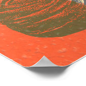 ヴィンテージめい想カラー仏 ポスター (角)