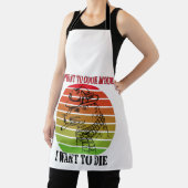 ヴィンテージもう調理師したくないの死にたい エプロン (インサイチュ)