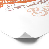 ヴィンテージやる気を起こさせるハッピーバースデー ポスター (角)