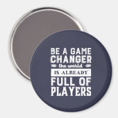 ヴィンテージやる気を起こさせる引用文はゲームチェンジャーである マグネット (正面/裏面)