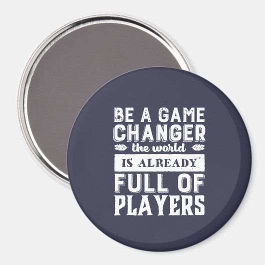 ヴィンテージやる気を起こさせる引用文はゲームチェンジャーである マグネット (正面/裏面)