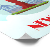 ヴィンテージようこそニューヨーク旅行 ポスター (角)