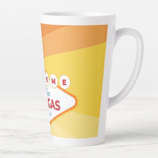 ヴィンテージようこそ素晴らしいラスベガス2のお土産へ カフェラテマグ (右)
