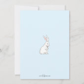 ヴィンテージよくはしゃぐの子ども、イースターバニー、チックス シーズンカード (裏面)