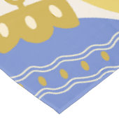 ヴィンテージよくはしゃぐクリスマスバウブル テーブルクロス (アングル)