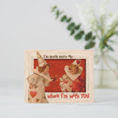 ヴィンテージよくはしゃぐピエロCC0662バレンタイン シーズンカード (スタンド正面)