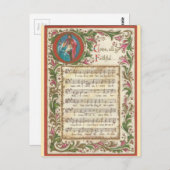 ヴィンテージよ来よ忠実な… ポストカード (正面/裏面)