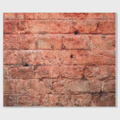 ヴィンテージれんが壁に石が何枚か入っているもの  ラッピングペーパー (フラット)