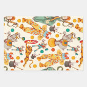 ヴィンテージをテーマにした包装紙シート ラッピングペーパーシート (正面)