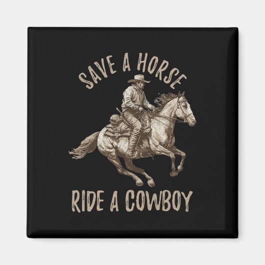 ヴィンテージを保存するA Horse12 マグネット (正面)