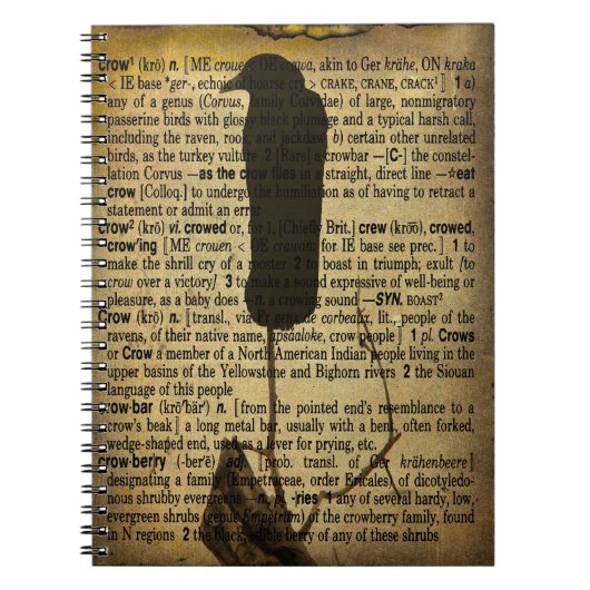 ヴィンテージを定義 ノートブック (正面)