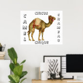 ヴィンテージを実行するラクダ回路 ポスター (ホームオフィス)