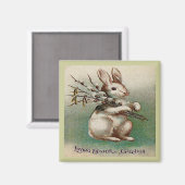 ヴィンテージを愛するイースターの挨拶 マグネット (正面/裏面)
