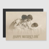 ヴィンテージを愛する母と子ども (正面/裏面)