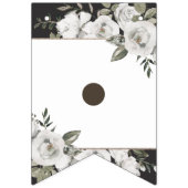 ヴィンテージを愛する白いフローラ愛は甘結婚い バンティングフラッグ (第1の旗)