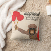 ヴィンテージを持つサルのサーカスのポスター クッション (ブランケット)