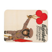 ヴィンテージを持つサルのサーカスのポスター マグネット (横)