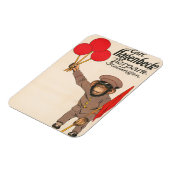 ヴィンテージを持つサルのサーカスのポスター マグネット (左側)