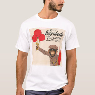 ヴィンテージを持つサルのサーカスのポスター Tシャツ