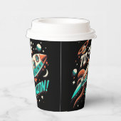 ヴィンテージを月ロケット船に 紙コップ (右)