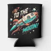 ヴィンテージを月ロケット船に 缶クーラー (正面)