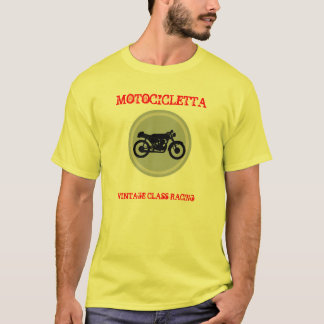 ヴィンテージを競争させるmotocicletta (オートバイ) tシャツ