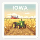 ヴィンテージアイオワ スクエアシール (正面)