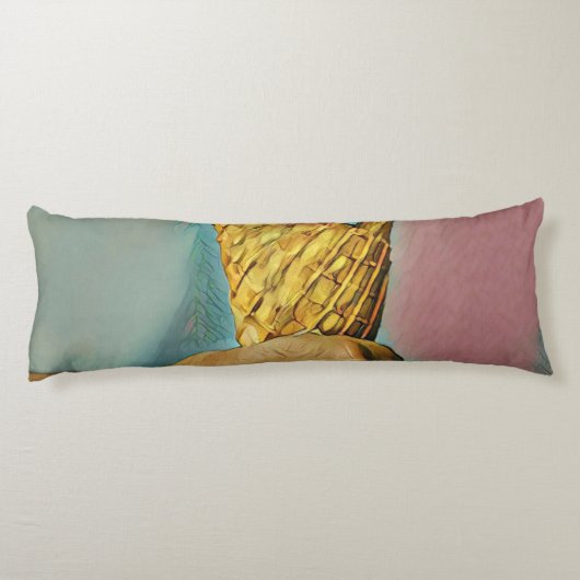 ヴィンテージアイスクリームコーン ボディピロー (裏面)