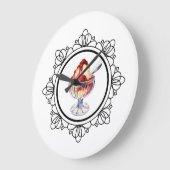 ヴィンテージアイスクリームサンデークロック ラージ壁時計 (傾斜)