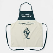 ヴィンテージアイスクリームサンデ エプロン (正面)