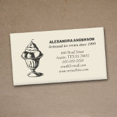 ヴィンテージアイスクリームサンデ セルフインキングスタンプ