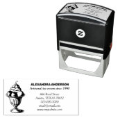 ヴィンテージアイスクリームサンデ セルフインキングスタンプ (インサイチュ)